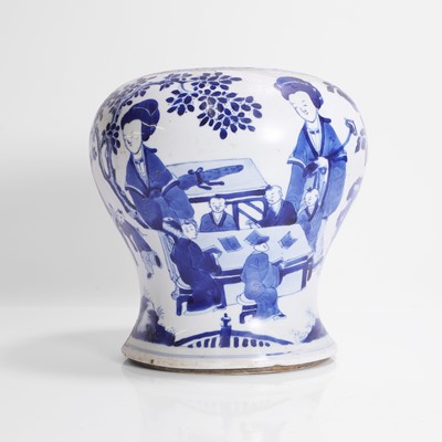 Lot 398 - A Chinese blue and white vase