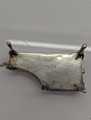 Lot 28 - A group of silver novelty musical instruments