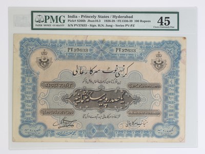 Lot 132 - Notes, India - Princely States - Hyderabad