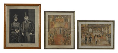 Lot 293 - A group of three royalty-related prints