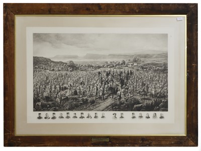 Lot 281 - An engraving of Boer War interest