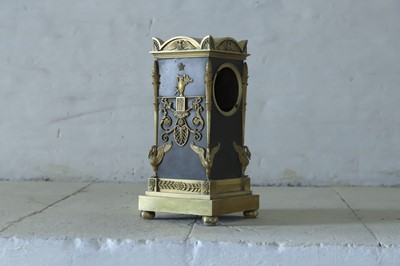 Lot 63 - A French Empire ormolu cased mantel clock