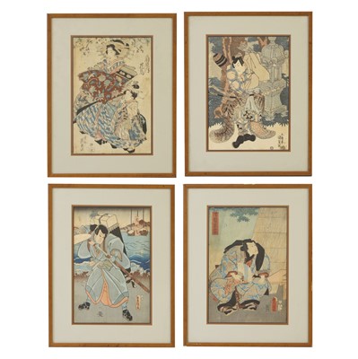 Lot 293 - A group of four Japanese woodblock prints