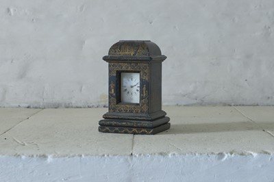 Lot 50 - A brass case carriage clock