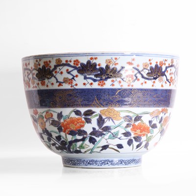 Lot 246 - A Japanese Imari fishbowl