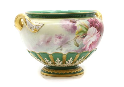 Lot 163 - A Royal Worcester porcelain jardiniere