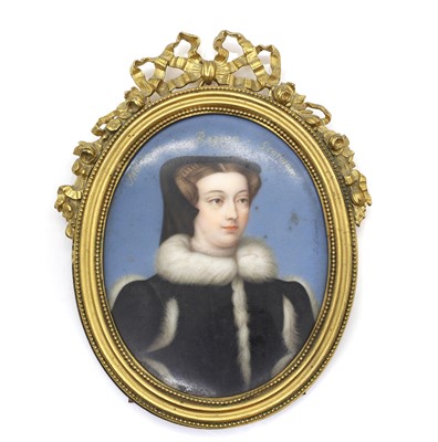 Lot 171 - A porcelain portrait of Mary Queen of Scots