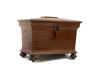 Lot 705 - A mahogany wine cooler