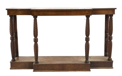 Lot 259 - A mahogany serving table