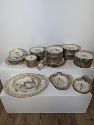 Lot 148 - A composite Royal Copenhagen 'Flora Danica' porcelain part dinner service