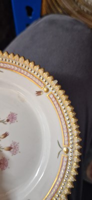 Lot 148 - A composite Royal Copenhagen 'Flora Danica' porcelain part dinner service