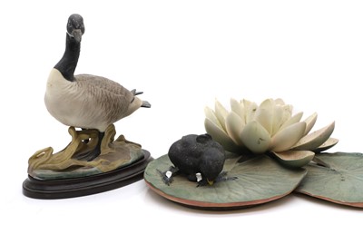Lot 325 - Two Wedgwood black basalt figures
