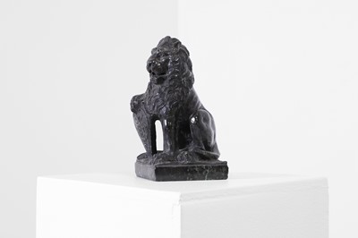 Lot 236 - A hardstone model of a lion