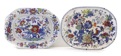 Lot 150 - Two Dresden Opaque China serving dishes