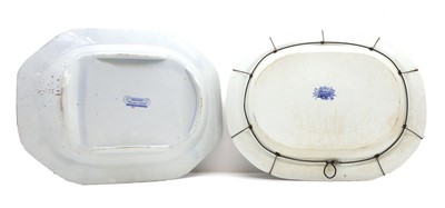 Lot 150 - Two Dresden Opaque China serving dishes