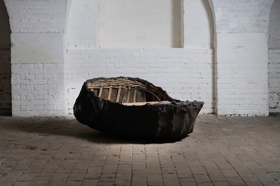 Lot 401 - A willow-framed coracle