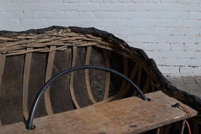Lot 401 - A willow-framed coracle