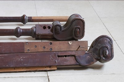 Lot 204 - A group of mahogany bedposts