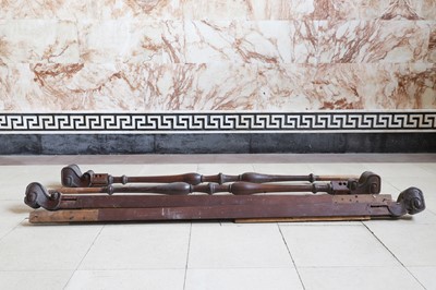 Lot 204 - A group of mahogany bedposts