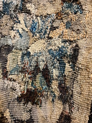 Lot 585 - A verdure tapestry fragment