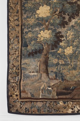Lot 585 - A verdure tapestry fragment