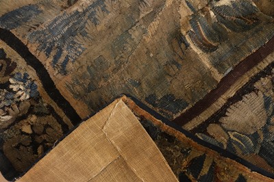 Lot 585 - A verdure tapestry fragment