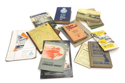 Lot 37 - Early motoring maps and handbooks