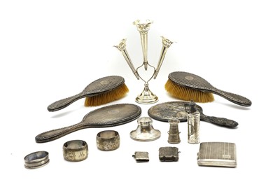 Lot 53 - A collection of silver items