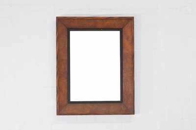 Lot 29 - A pollard oak mirror