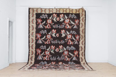 Lot 32 - A wool kilim rug