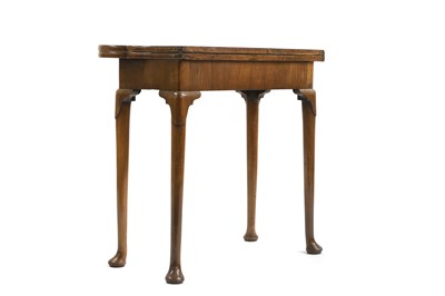 Lot 513 - A George II walnut card table