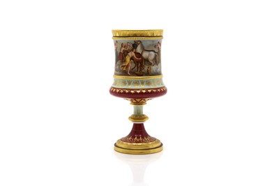 Lot 298 - A Vienna porcelain vase