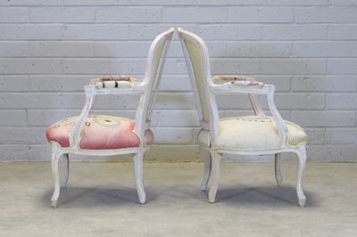 Lot 99 - A pair of Louis XV armchairs