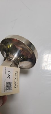 Lot 223 - A silver goblet