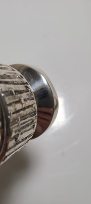 Lot 224 - A silver commemorative goblet