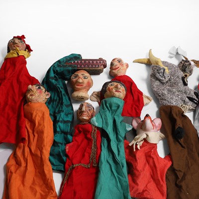 Lot 170 - An unusual group of handmade puppets