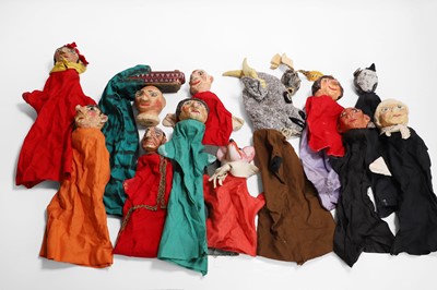 Lot 170 - An unusual group of handmade puppets