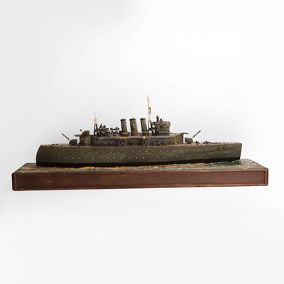 Lot 244 - A scratch-built model of 'HMS London'