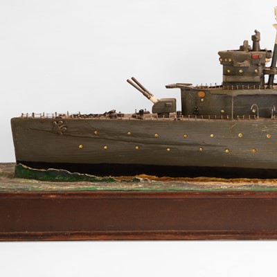 Lot 244 - A scratch-built model of 'HMS London'