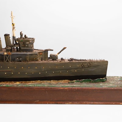 Lot 244 - A scratch-built model of 'HMS London'