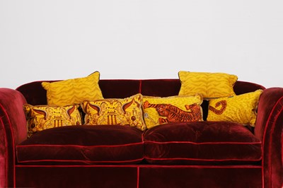 Lot 212 - A collection of velvet cushions