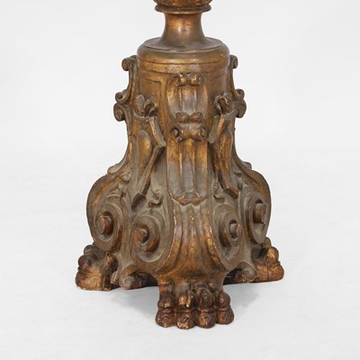 Lot 107 - A carved and gilt torchère