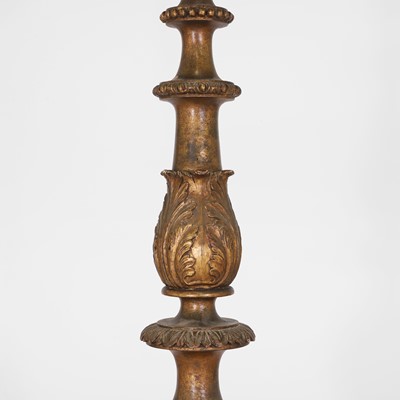 Lot 107 - A carved and gilt torchère