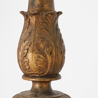 Lot 107 - A carved and gilt torchère
