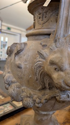 Lot 39 - A neoclassical terracotta urn by Jean Garouste