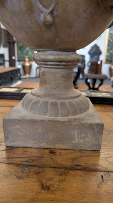 Lot 39 - A neoclassical terracotta urn by Jean Garouste