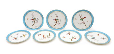 Lot 230 - A set of seven porcelain plates