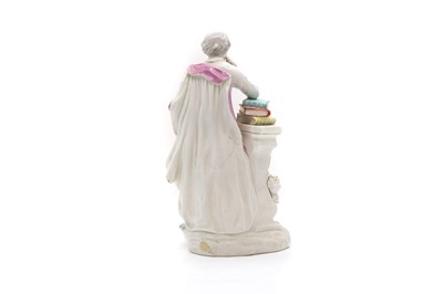 Lot 153 - A Derby porcelain figure of William Shakespeare