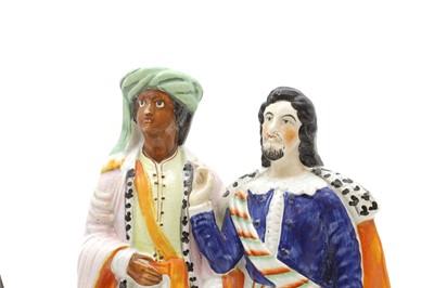 Lot 152 - A collection of Staffordshire pottery Shakespearean theatrical figures