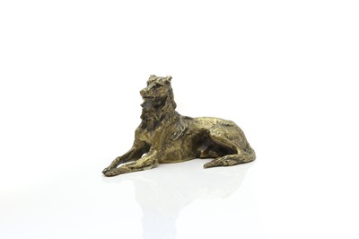 Lot 354 - A gilt bronze figure